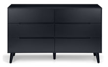 Load image into Gallery viewer, ALICIA 6 DRAWER WIDE CHEST - ANTHRACITE