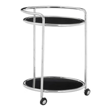 Load image into Gallery viewer, NORDISK ROUND SILVER TROLLEY