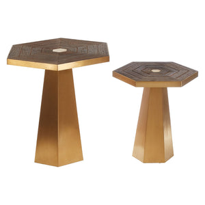 SMALL HEXAGON SAVOY ACCENT TABLE