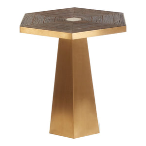 LARGE HEXAGON SAVOY ACCENT TABLE