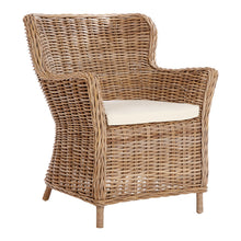 Load image into Gallery viewer, VIOLINA WING BACK RATTAN CHAIR