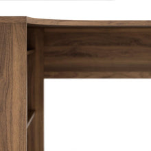 Load image into Gallery viewer, HOME OFFICE TWO DRAWER CORNER DESK IN WALNUT - uniQue Home Furnishing
