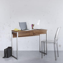 Load image into Gallery viewer, HOME OFFICE 2 DRAWER WALNUT DESK - uniQue Home Furnishing
