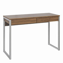 Load image into Gallery viewer, HOME OFFICE 2 DRAWER WALNUT DESK - uniQue Home Furnishing