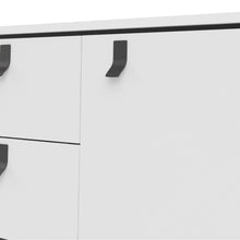 Load image into Gallery viewer, SKANDI SIDEBOARD 2 DOORS + 2 DRAWERS IN MATT WHITE - uniQue Home Furnishing
