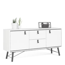 Load image into Gallery viewer, SKANDI SIDEBOARD 2 DOORS + 2 DRAWERS IN MATT WHITE - uniQue Home Furnishing
