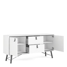 Load image into Gallery viewer, SKANDI SIDEBOARD 2 DOORS + 2 DRAWERS IN MATT WHITE - uniQue Home Furnishing