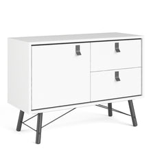 Load image into Gallery viewer, SKANDI SIDEBOARD WITH 1 DOOR + 2 DRAWERS IN MATT WHITE - uniQue Home Furnishing
