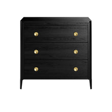 Load image into Gallery viewer, ABBERLEY CHEST OF DRAWERS - BLACK