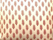 Load image into Gallery viewer, HAND BLOCK PRINT EARTHY BROWN PIPED CUSHION COVER - uniQue Home Furnishing