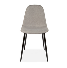 Load image into Gallery viewer, UPHOLSTERED EIFFEL DINING CHAIR BLACK LEGS - SET X 4 - uniQue Home Furnishing