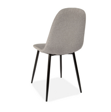 Load image into Gallery viewer, UPHOLSTERED EIFFEL DINING CHAIR BLACK LEGS - SET X 4 - uniQue Home Furnishing