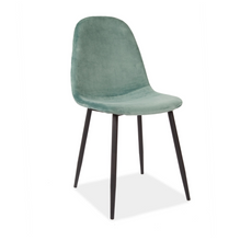 Load image into Gallery viewer, UPHOLSTERED EIFFEL DINING CHAIR BLACK LEGS - SET X 4 - uniQue Home Furnishing