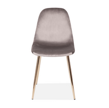 Load image into Gallery viewer, UPHOLSTERED EIFFEL DINING CHAIR BLACK LEGS - SET X 4 - uniQue Home Furnishing