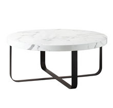 Load image into Gallery viewer, MARINER MARBLE EFFECT COFFEE TABLE - uniQue Home Furnishing