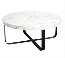 Load image into Gallery viewer, MARINER MARBLE EFFECT COFFEE TABLE - uniQue Home Furnishing