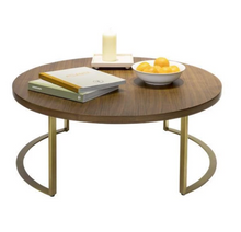 Load image into Gallery viewer, LOMENTA WALNUT TOP COFFEE TABLE - uniQue Home Furnishing