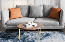 Load image into Gallery viewer, LOMENTA WALNUT TOP COFFEE TABLE - uniQue Home Furnishing