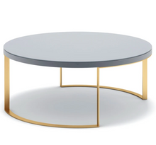 Load image into Gallery viewer, LOMENTA GREY LACQUER TOP COFFEE TABLE - uniQue Home Furnishing