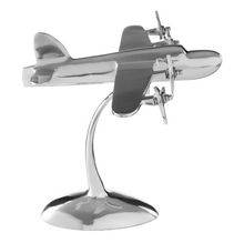 Load image into Gallery viewer, LARGE DECO AIRPLANE ON STAND - uniQue Home Furnishing