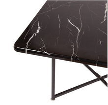 Load image into Gallery viewer, BLACK MARBLE EFFECT COFFEE TABLE