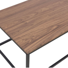 Load image into Gallery viewer, ART DECO WALNUT EFFECT COFFEE TABLE