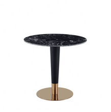 Load image into Gallery viewer, WHITE MARBLE ROUND PANTHEON DINING TABLE