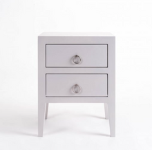 Load image into Gallery viewer, CHERITON BEDSIDE TABLE WITH 2 DRAWERS