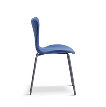 Load image into Gallery viewer, MODERN STACKABLE DINING CHAIRS WITH BLACK LEGS x 2