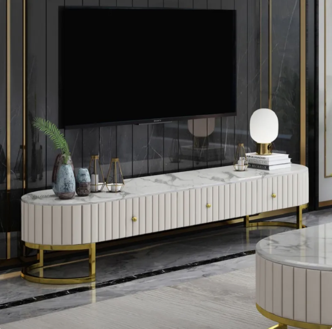 Marble top tv stand deals