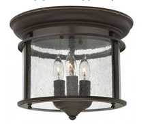 Load image into Gallery viewer, HENLEY 3 LIGHT FLUSH MOUNT CEILING LIGHT