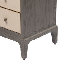 Load image into Gallery viewer, LARGE ASTOR BEDSIDE TABLE WITH SHAGREEN DRAWERS
