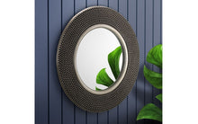 Load image into Gallery viewer, ADAGIO BEAD STUDDED ROUND MIRROR