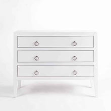 Load image into Gallery viewer, a close up of a mirror on a cabinet