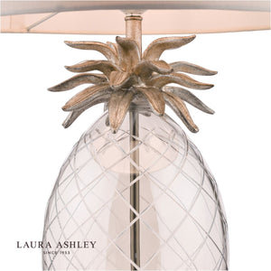 LAURA ASHLEY PINEAPPLE TABLE LAMP & SHADE