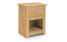 Load image into Gallery viewer, RADLEY ONE DRAWER WAXED PINE BEDSIDE TABLE
