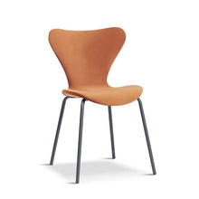 Load image into Gallery viewer, MODERN STACKABLE DINING CHAIRS WITH BLACK LEGS x 2