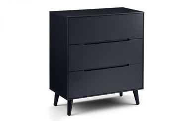 ALICIA 3 DRAWER CHEST - ANTHRACITE