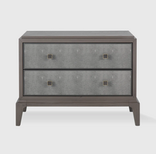 Load image into Gallery viewer, Astoria Nightstand Large Macchiato with Shagreen