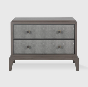 Astoria Nightstand Large Macchiato with Shagreen