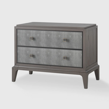 Load image into Gallery viewer, Astoria Nightstand Large Macchiato with Shagreen