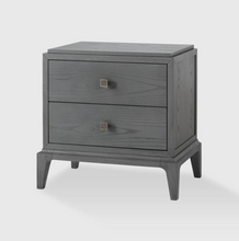 Load image into Gallery viewer, Astoria Nightstand Small Graphite Grey