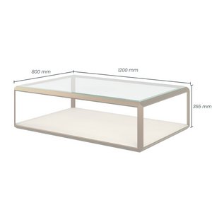 Elmley Coffee Table | Ivory