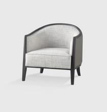 Load image into Gallery viewer, Capitano Armchair Leather and Fabric