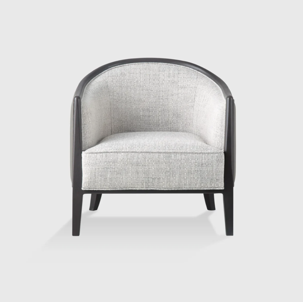 Capitano Armchair Leather and Fabric