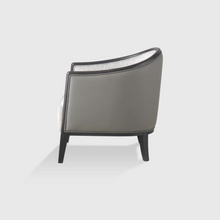 Load image into Gallery viewer, Capitano Armchair Leather and Fabric