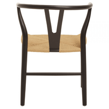 Load image into Gallery viewer, HANS J WAGNER STYLE WISHBONE CHAIR WITH WOVEN SEAT