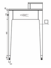 Load image into Gallery viewer, STUDIO DESK WITH 5 DRAWERS IN WHITE ASH