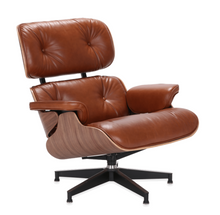 Load image into Gallery viewer, EAMES STYLE LOUNGE CHAIR AND OTTOMAN