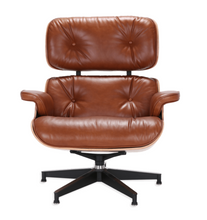 Load image into Gallery viewer, EAMES STYLE LOUNGE CHAIR AND OTTOMAN